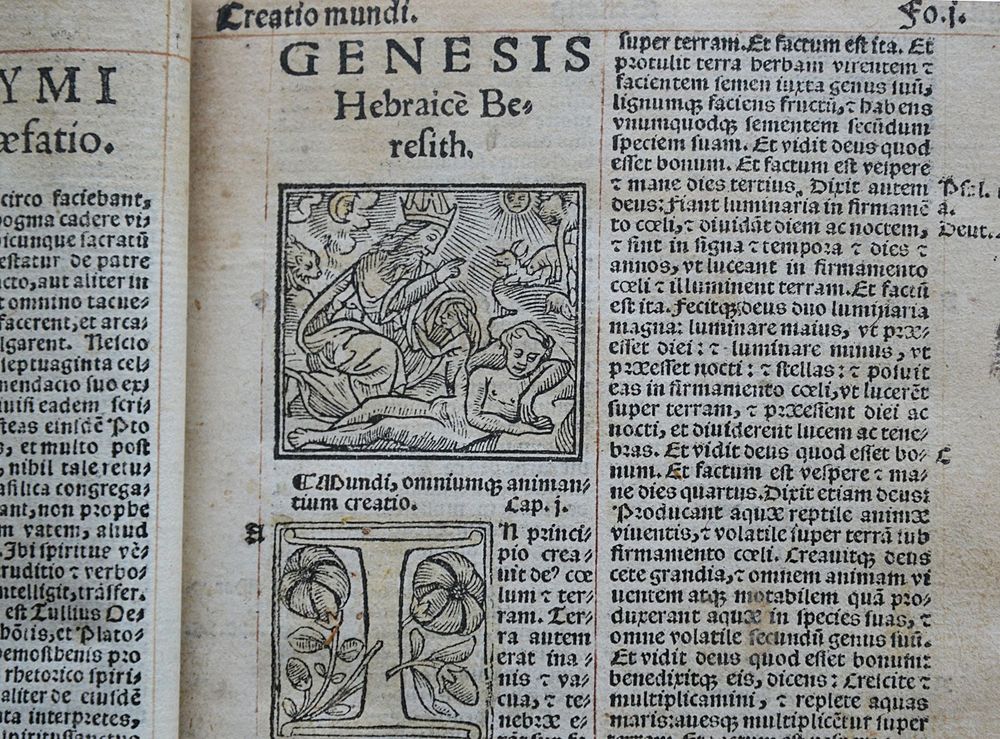 Biblia utriusque testamenti iuxta receptam, eamque emendatisssimam translationem, cum interpretationibus Graecarum, Hebraicarum, Chaldaicarumque, dictionum, indiceque rerum omnium copiosissimo. Recens omnia emendata