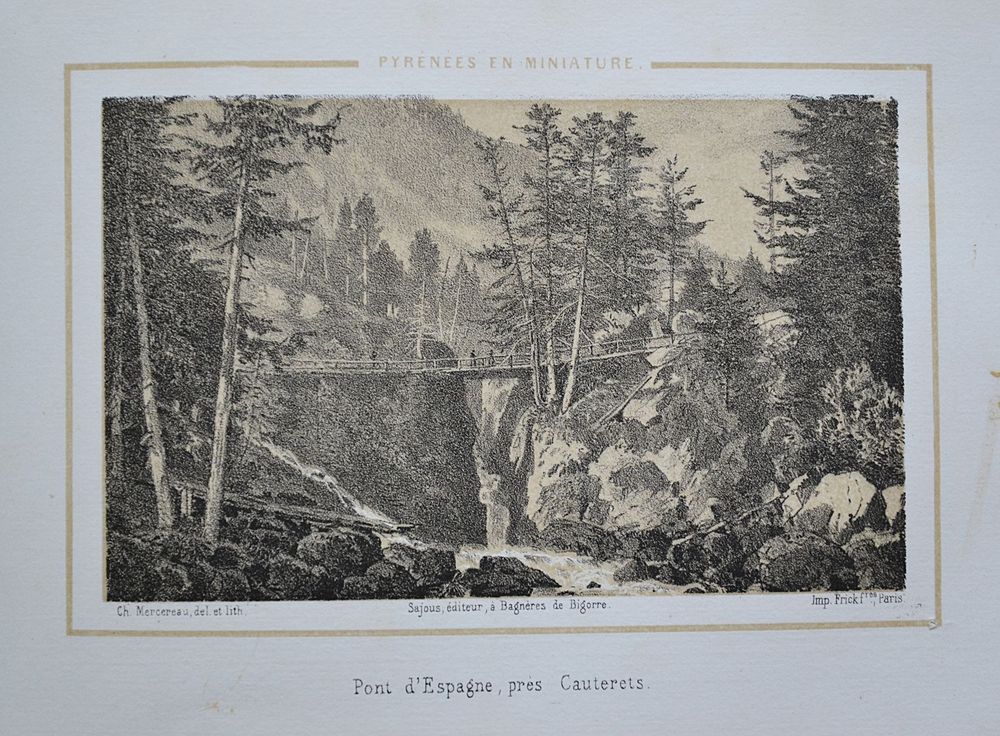 Pyrénées en miniature – Dessinées d’après nature et lithographiées