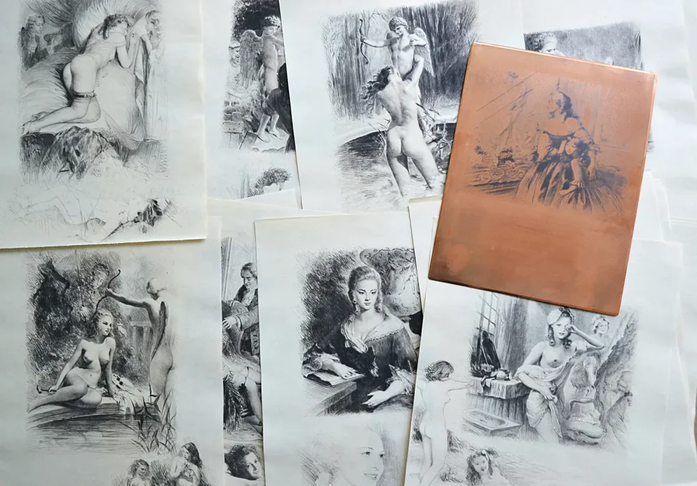 La leçon d’amour dans un parc. - photo