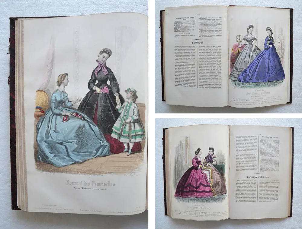 Journal des Demoiselles + Écho du Petit Courrier des Dames. - photo