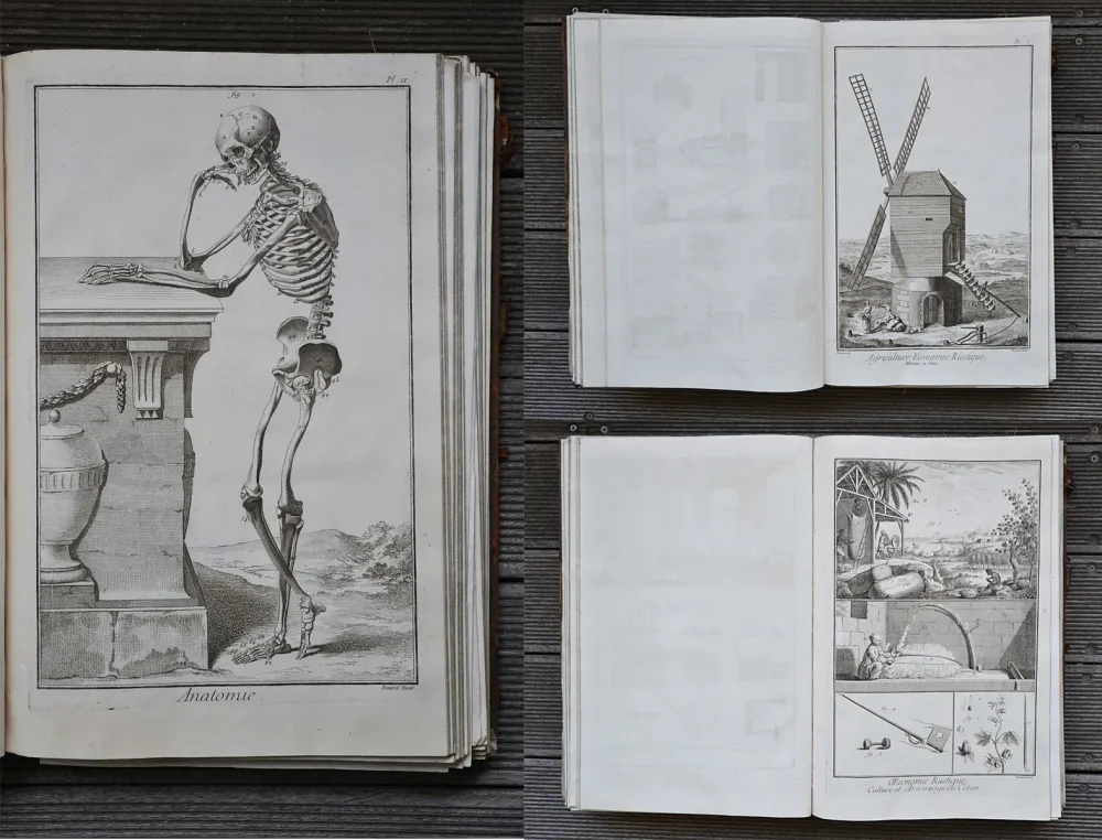 Recueil de planches sur les Sciences, les Arts Libéraux, et les Arts Méchaniques, avec leur explication. - photo