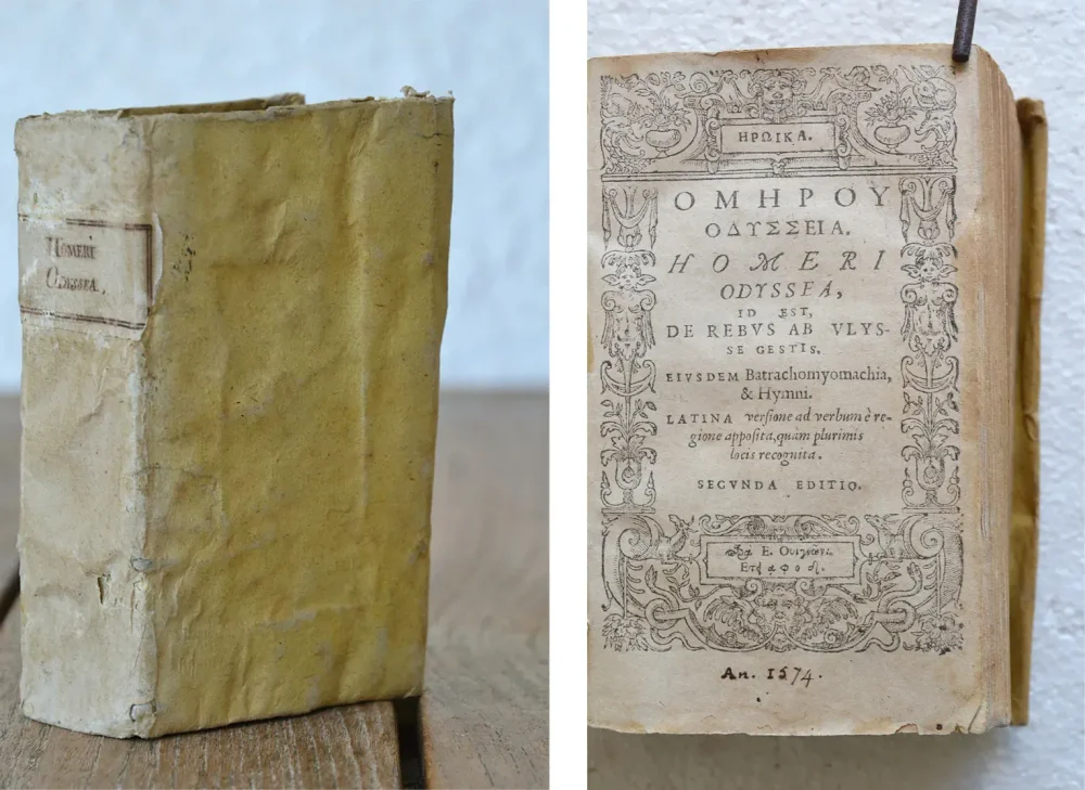 1] L’Iliade traduite en vers, avec des remarques & un discours sur Homère.
Nouvelle édition, augmentée d’un examen de la philosophie d’Homère ; par M. de Rochefort, de l’Académie des Inscriptions & Belles-Lettres.
2] L’Odyssée, traduite en vers, avec des remarques ; suivie d’une dissertation sur les voyages d’Ulysse ; par M. de Rochefort, de l’Académie des Inscriptions & Belles-Lettres. - photo