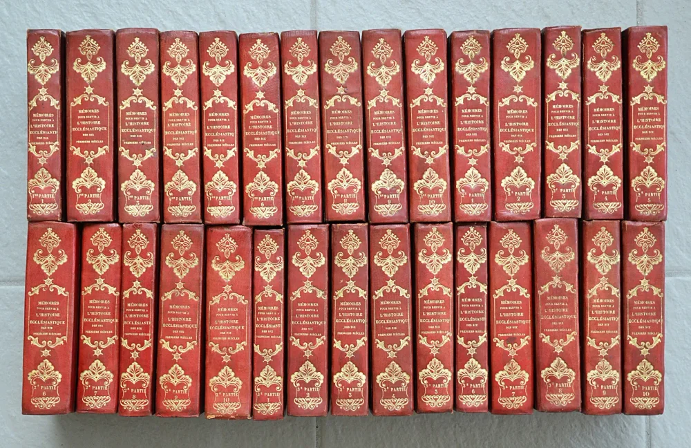 Mémoires pour servir à l’histoire ecclésiastique des six premiers siècles.
Justifiés par les citations des auteurs originaux. Avec une chronologie, où l’on fait un abrégé de l’histoire ecclésiastique & profane ; & des notes pour éclaircir les difficultés des faits & de la chronologie. - photo
