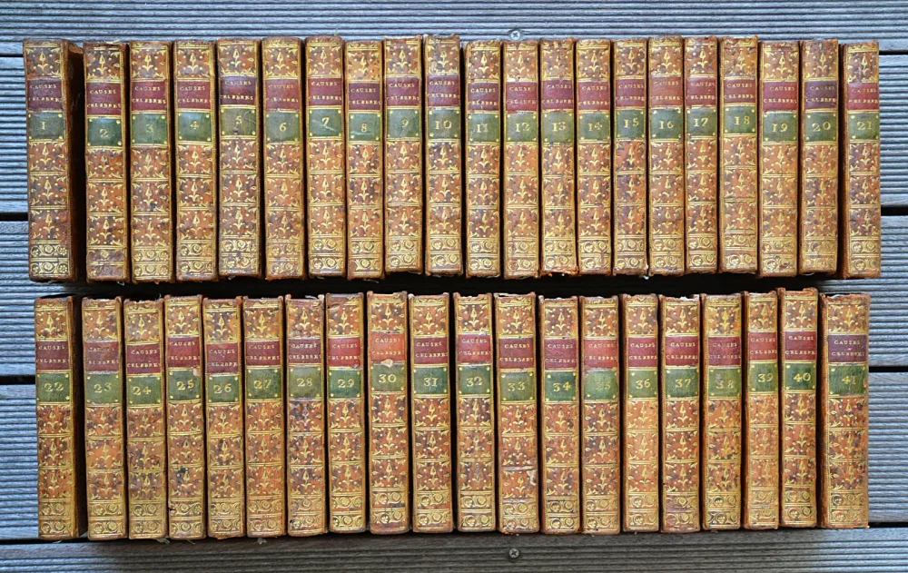 Causes célèbres, curieuses et intéressantes de toutes les cours souveraines du Royaume, avec les jugemens qui les ont décidés. - photo