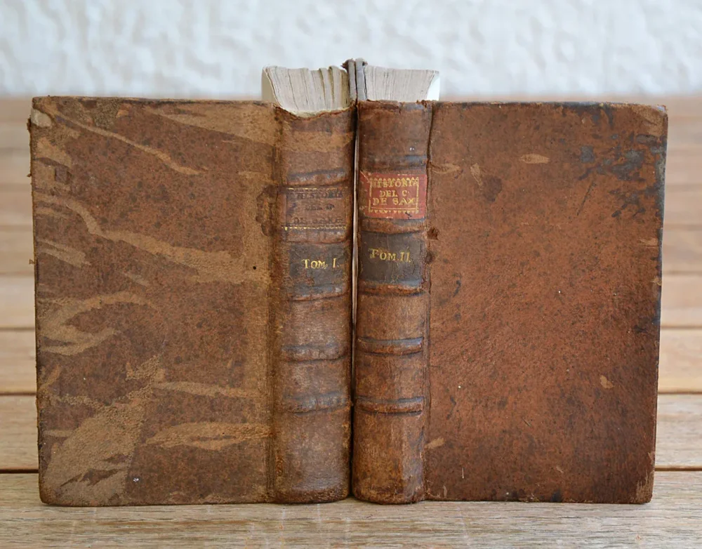 « Impression de Saint-Sébastien. »
Historia de Mauricio, Conde de Saxe (…).
Contiene todas las particularidades de su vida, desde su nacimiento, basta su muerte, con muchas anecdotas curiosas, è interessantes : compuesta en la idioma Francès.
Traducida al Español, por D. Joseph Francisco de Lapaza y Sarria. - photo