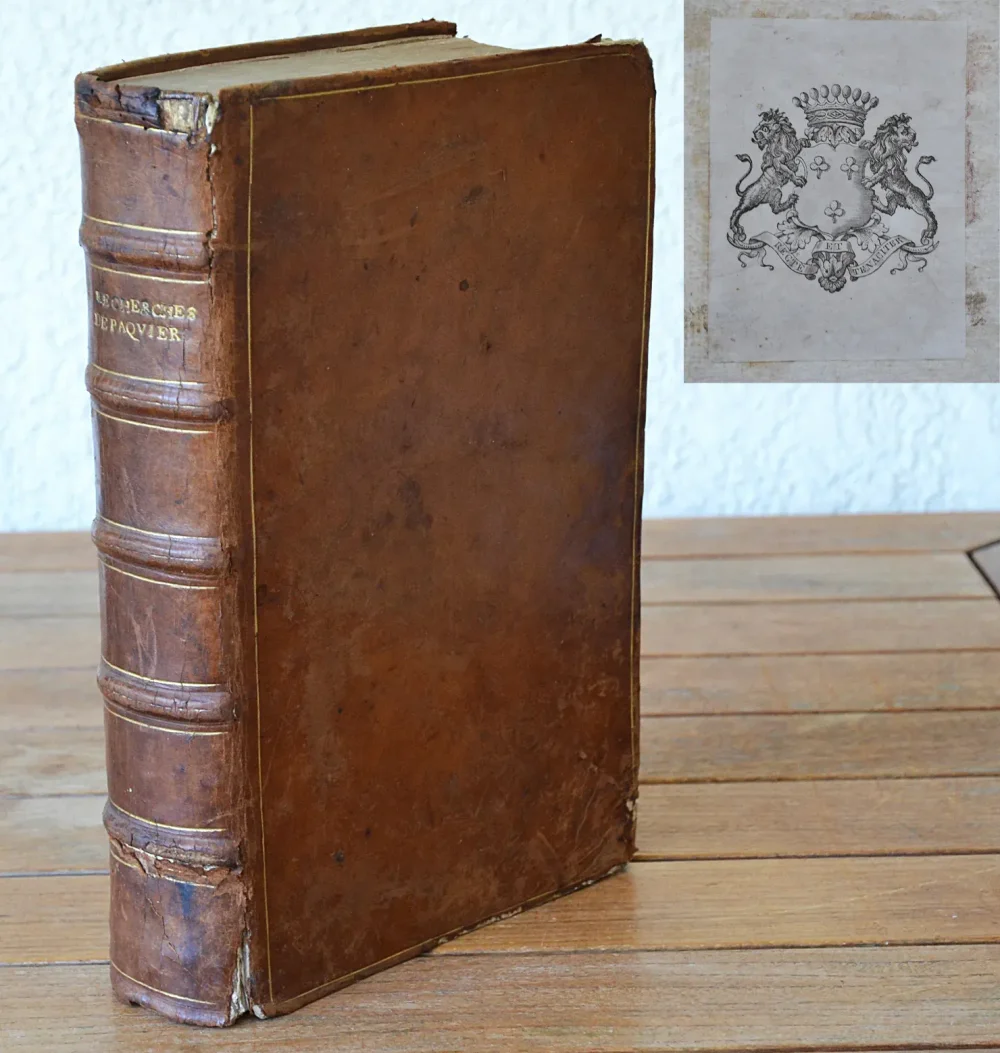 Les recherches de la France.
Augmentées en cette dernière édition de trois livres entiers, outre plusieurs chapitres entrelassez en chacun des autres livres, tirés de la bibliothèque de l’auteur. - photo