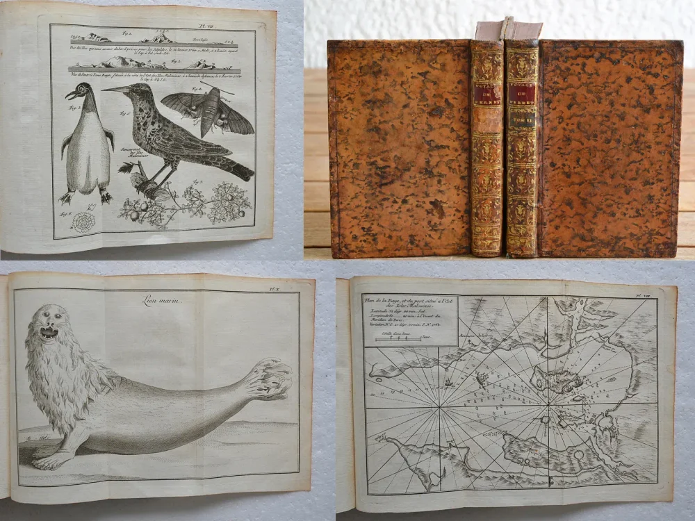 Histoire d’un voyage aux isles Malouines, fait en 1763, & 1764 ; avec des observations sur le détroit de Magellan, et sur les Patagons.
Nouvelle édition. Refondue & augmentée d’un discours préliminaire, de remarques sur l’histoire naturelle, etc. - photo