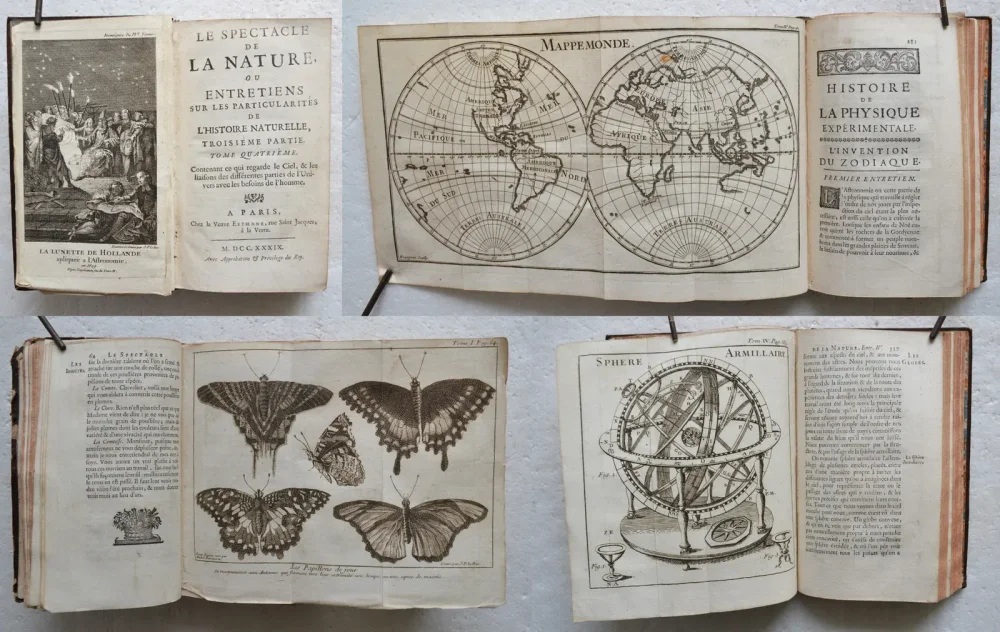 Le spectacle de la nature, ou entretiens sur les particularités de l’histoire naturelle, qui ont paru les plus propres à rendre curieux, & à leur former l’esprit. - photo