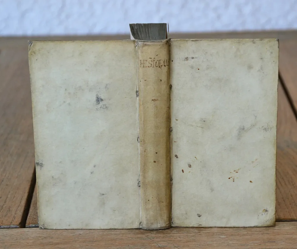 Hesiodi Ascraei, quae extant, cim notis, ex probatissimis quibusdam autoribus, brevissimis, selectissimisque.
Accedit insuper Pasoris Index (…). - photo