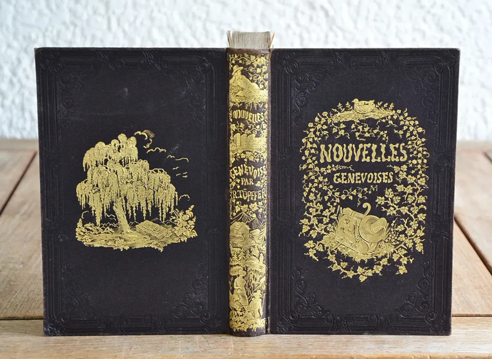 Nouvelles genevoises. Illustrées d’après les dessins de l’auteur.
Gravures par Best, Leloir, Hotelin et Régnier.
2° édition illustrée. - photo