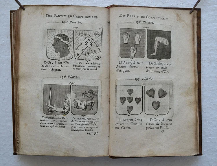 Le blason de France, ou notes curieuses sur l’édit concernant la police des armoiries. Dédié au Roy.