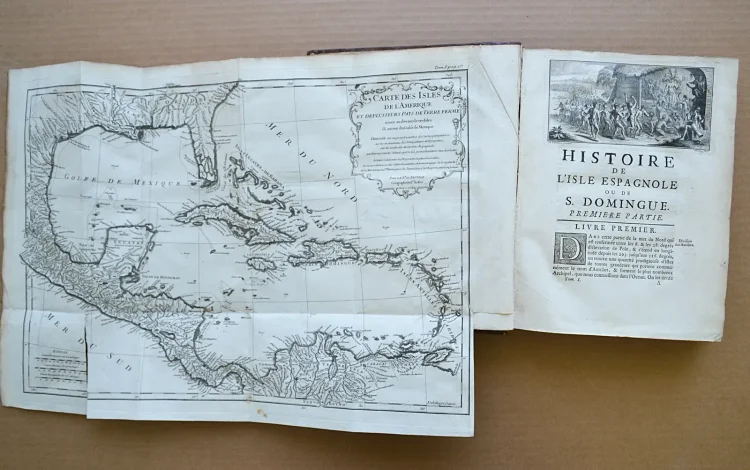 Histoire de l’Isle de S. Domingue.
Écrite particulièrement sur des mémoires manuscrits du P. Jean-Baptiste Le Pers, jésuite, missionnaire à Saint Domingue & sur les pièces originales, qui se conservent au dépôt de la marine. - photo