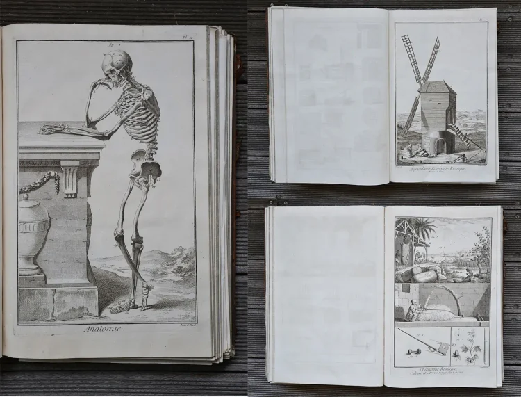 Recueil de planches sur les Sciences, les Arts Libéraux, et les Arts Méchaniques, avec leur explication. - photo