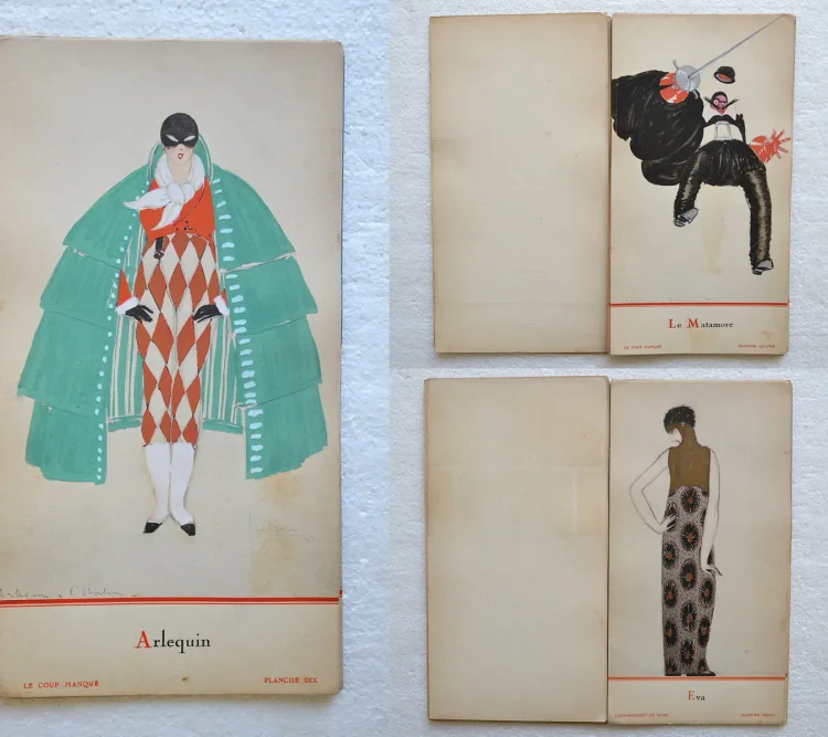 Costumes de théâtre, ballets et divertissements. - photo