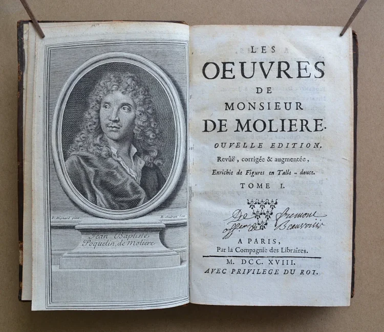 Les œuvres. Nouvelle édition. Revue, corrigée & augmentée, enrichie de figures en taille-douce. - photo