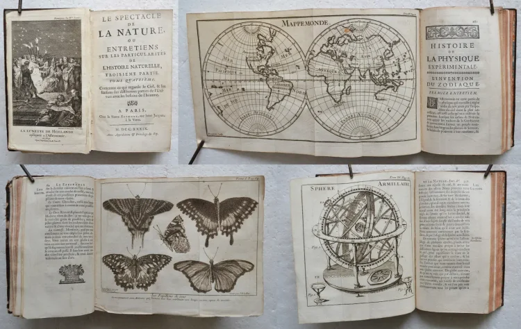 Le spectacle de la nature, ou entretiens sur les particularités de l’histoire naturelle, qui ont paru les plus propres à rendre curieux, & à leur former l’esprit. - photo
