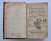 Biblia utriusque testamenti iuxta receptam, eamque emendatisssimam translationem, cum interpretationibus Graecarum, Hebraicarum, Chaldaicarumque, dictionum, indiceque rerum omnium copiosissimo. Recens omnia emendata - image 3