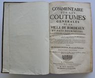 Commentaire sur les coutumes générales de la ville de Bordeaux et pays bourdelois - image 2