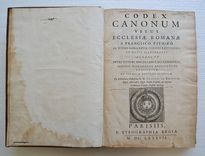 Codex canonum vetus ecclesiae romanae a Francisco Pithoeo ad veteres manuscriptos codices restitutus, et notis illustratus (...) - image 3