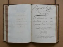 État alphabétique de Mrs les officiers du Corps Royal de l’Artillerie. Année 1774 [suivi de :] État par régimens de Mrs les officiers du Corps Royal de l’Artillerie. Année 1774. - photo