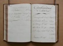 État alphabétique de Mrs les officiers du Corps Royal de l’Artillerie. Année 1774 [suivi de :] État par régimens de Mrs les officiers du Corps Royal de l’Artillerie. Année 1774. - photo