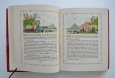 Contes des mille et une nuits.
Histoire de Sindbad le marin + Histoire d’Aladin ou la lampe merveilleuse.
Illustrations de Henry Lemarié. - photo