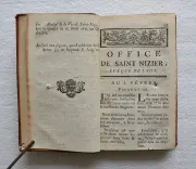 Office propre de Saint Nizier, évêque de Lyon, et patron titulaire d’une paroisse de la ville de Troyes.
Nouvelle édition. - photo
