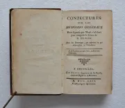 Conjectures sur les mémoires originaux, dont il parait que Moyse s’est servi pour composer le Livre de la Genèse.
Avec des remarques, qui s’appuient ou qui éclaircissent ces conjectures. - photo