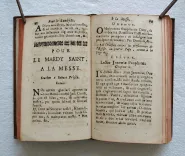 L’office de la Semaine Sainte, selon le messel et bréviaire romain ; avec l’ordinaire de la messe & l’explication des cérémonies. - photo