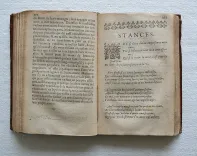 « Bertaut s’est fait un chemin particulier entre Ronsard et Desportes. Il a plus de clarté que le premier, plus de force que le second et plus d’esprit et de politesse que les deux ensemble » (Madeleine Scudéry).
Les œuvres poétiques de Mr. Bertaut, Evêque de Sées, Abbé d’Aunay, premier Aumosnier de la Reine.
Dernière édition, augmentée de plus de moitié outre les précédentes impressions. - photo