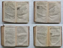 « Bertaut s’est fait un chemin particulier entre Ronsard et Desportes. Il a plus de clarté que le premier, plus de force que le second et plus d’esprit et de politesse que les deux ensemble » (Madeleine Scudéry).
Les œuvres poétiques de Mr. Bertaut, Evêque de Sées, Abbé d’Aunay, premier Aumosnier de la Reine.
Dernière édition, augmentée de plus de moitié outre les précédentes impressions. - photo