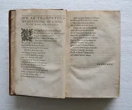 « Bertaut s’est fait un chemin particulier entre Ronsard et Desportes. Il a plus de clarté que le premier, plus de force que le second et plus d’esprit et de politesse que les deux ensemble » (Madeleine Scudéry).
Les œuvres poétiques de Mr. Bertaut, Evêque de Sées, Abbé d’Aunay, premier Aumosnier de la Reine.
Dernière édition, augmentée de plus de moitié outre les précédentes impressions. - photo