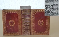 Biblia sacra, integrum utriusque Testamenti corpus complectens, diligenter recognita et emendata. Cul concordantiis simul et argumentis : cumque juris canonici allegationibus passim adnotatis. Insuper in calce ejusdem, annexe sunt nominum Hebraicorum, Chaldeorum, atque Grecorum interpretationes. Huic editioni adjectus est index rerum et sententiarum Veteris et Novi Testamenti. - photo