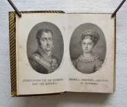 Calendario manual y guia de forasteros en Madrid para el año de 1827 + Estado militar de España. - photo