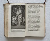 Histoire de l’admirable Don Quichotte de La Manche, traduite de l’espagnol de Michel de Cervantès.
Nouvelle édition. Revue, corrigée & augmentée.
Avec figures d’après les dessins de Coypel, & de Bernard Picard. - photo