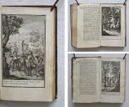 Histoire de l’admirable Don Quichotte de La Manche, traduite de l’espagnol de Michel de Cervantès.
Nouvelle édition. Revue, corrigée & augmentée.
Avec figures d’après les dessins de Coypel, & de Bernard Picard. - photo