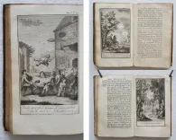 Histoire de l’admirable Don Quichotte de La Manche, traduite de l’espagnol de Michel de Cervantès.
Nouvelle édition. Revue, corrigée & augmentée.
Avec figures d’après les dessins de Coypel, & de Bernard Picard. - photo