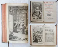 Novelas exemplares.
Dirigidas a la exelentissima señora Condessa de Westmorland. En esta ultima imprecion.
Adornadas y illustradas de muy bellas estampas. - photo