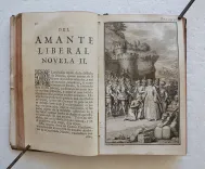 Novelas exemplares.
Dirigidas a la exelentissima señora Condessa de Westmorland. En esta ultima imprecion.
Adornadas y illustradas de muy bellas estampas. - photo