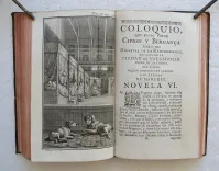 Novelas exemplares.
Dirigidas a la exelentissima señora Condessa de Westmorland. En esta ultima imprecion.
Adornadas y illustradas de muy bellas estampas. - photo