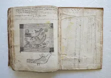 La chirurgie est la partie opérative de la médecine, laquelle tous les autheurs ont divisés en cinq parties, sçavoir dans les thumeurs, playes, ulcères, fractures et dislocations.
Par Monsieur Chirac, fait à Montpellier, le tresième aoust 1714, par moy, Lamarque. - photo