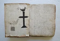 La chirurgie est la partie opérative de la médecine, laquelle tous les autheurs ont divisés en cinq parties, sçavoir dans les thumeurs, playes, ulcères, fractures et dislocations.
Par Monsieur Chirac, fait à Montpellier, le tresième aoust 1714, par moy, Lamarque. - photo