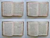 La chirurgie est la partie opérative de la médecine, laquelle tous les autheurs ont divisés en cinq parties, sçavoir dans les thumeurs, playes, ulcères, fractures et dislocations.
Par Monsieur Chirac, fait à Montpellier, le tresième aoust 1714, par moy, Lamarque. - photo