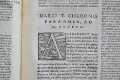 Officiorum. Libri tres summa cura nuper emendati, commentantibus Petro Marso, Francisco Maturantio, & Ascensio (…). - photo
