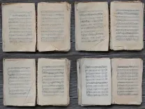 1] [Cantates Françoises à I et II voix. Avec simphonie, et sans simphonie. Livre premier]. - photo