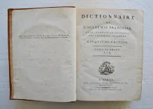 Dictionnaire de l’Académie Françoise, revu, corrigé et augmenté par l’Académie e - photo