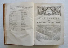 Dictionnaire de l’Académie Françoise, revu, corrigé et augmenté par l’Académie e - photo