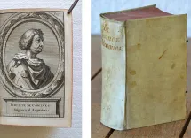 Les Mémoires, contenans l’histoire des Roys Louis XI &Charles VIII, depuis l’an 1464 jusques en 1498.
Reveus & corrigez sur divers manuscrits & anciennes impressions.
Augmentez de plusieurs traictez, contracts, testaments, autres actes, & de diverses observations. Par Denys Godefroy, conseiller, & historiographe du Roy.
Dernière édition, divisée en deux tomes, & enrichie de pourtraits en taille-douce. - photo