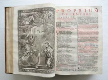 Breviarium Romanum ex decreto sacrosancti Concilii Tridentini restitum, S. PII V. Pontificis maximi – Jussu editum, Clementis VIII. & Urbani VIII. Auctoritate recognitum, in quo officia novissima sanctorum. - photo
