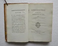 Constitution française, présentée au Roi par l’Assemblée Nationale, le 3 septembre 1791. - photo